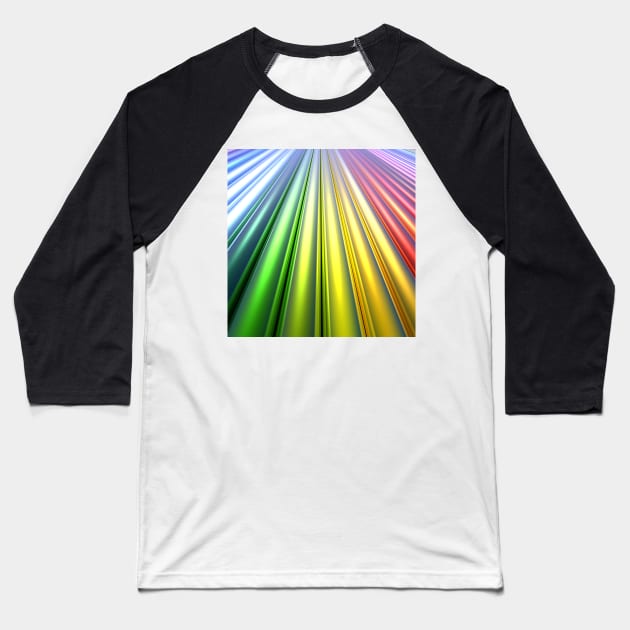 Shine - Three Dimensional Rendering Baseball T-Shirt by lyle58